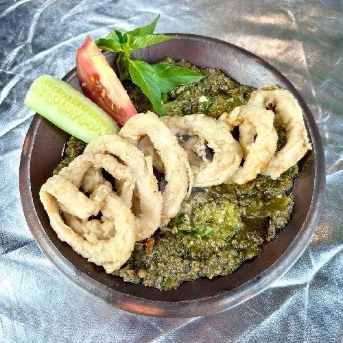 Sambal Bakar Asap Udang Crispy menu Ayam Kriwil, Rawamangun