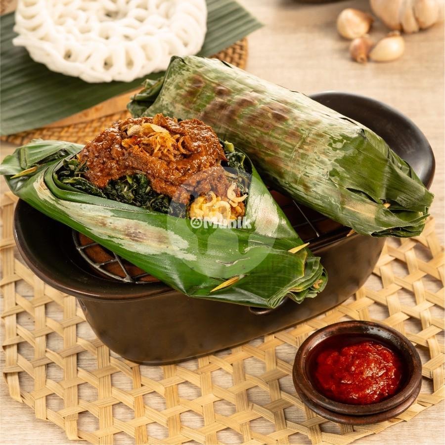 Nasi Bakar Isi Udang Pete menu Munik Resto