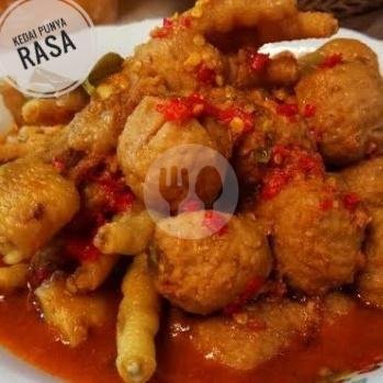 Pedesan Ceker Tulang Ayam menu Jus Dan Pedesan Punya Rasa