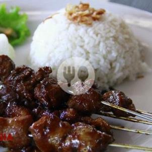 SATE KAMBING BUMBU KACANG 10 TUSUK menu Sate Ayam Madura Cak Barok, Logam