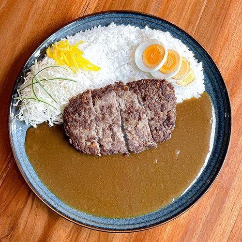 Beef Hamburg Curry Rice Medium menu Midori Japanese Menteng