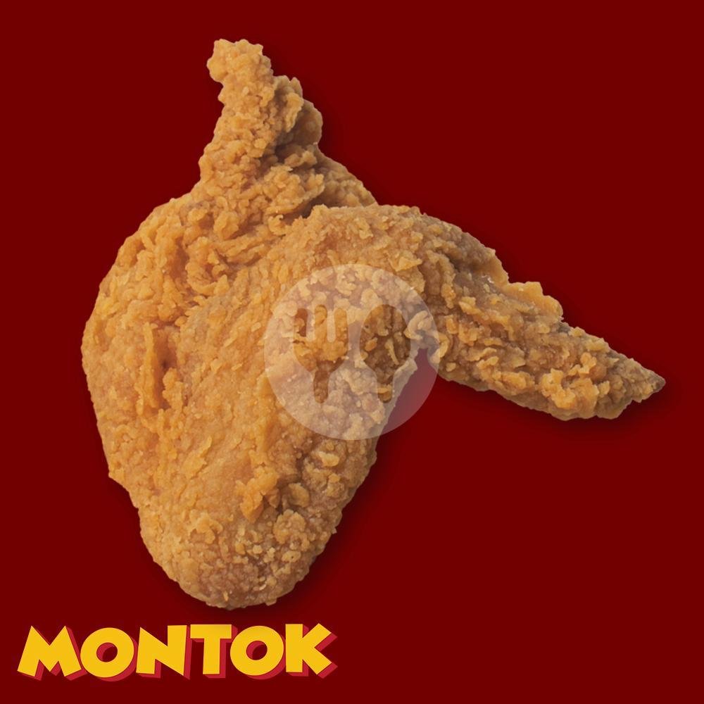 Paha Bawah Jumbo Spicy menu Hisana Fried Chicken, Cibaduyut