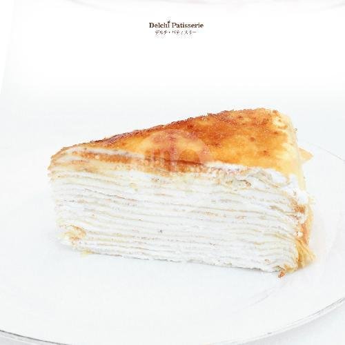 Slice Mille Crepes Thai Tea menu Delchi Patisserie