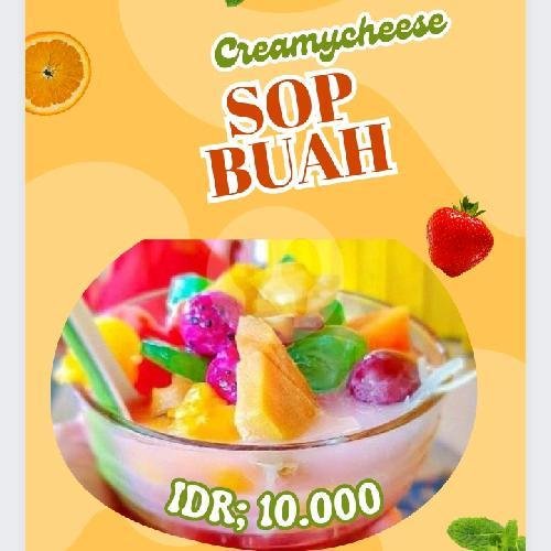 Creamy Cheese SOP Buah menu Mie Setan, Mangunreja