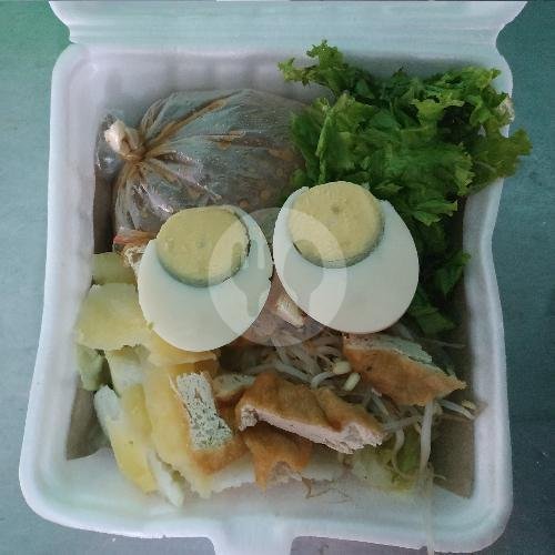 Gado Gado + Telur Utuh Di Bungkus Box Thin Wall menu Gado Gado Pak Atim Dempo, Dempo