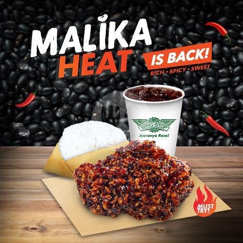 Chicken Combo Rice 2 menu Wingstop, Kuningan City