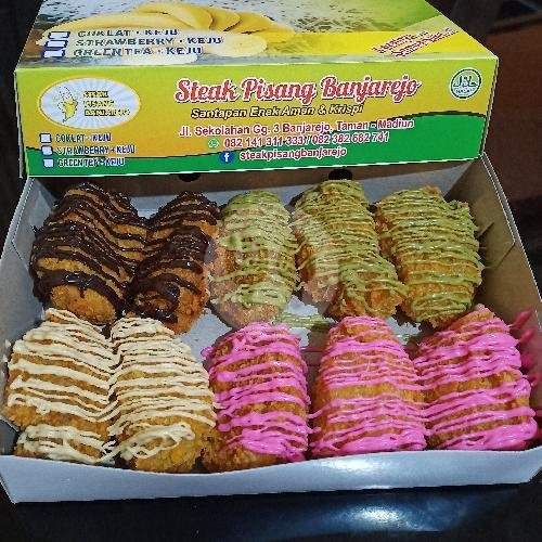 Original Keju menu Steak Pisang Banjarejo, Taman