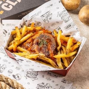 Loaded Bolognese Fries menu ELEVEN CLAN BURGER, Oro-oro Dowo