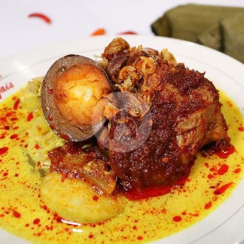 Lontong Sayur Daging Telor menu Depot Soto Banjar Achmad Jais Malang, Langsep Raya