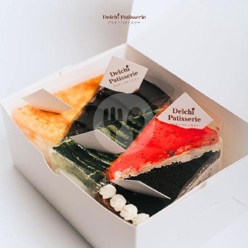 Slice Mille Crepes Matcha menu Delchi Patisserie