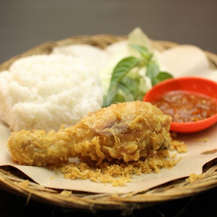 Ati Ampela Kremes menu Ayam Kremes Bu Ning, Tentara Rakyat Mataram