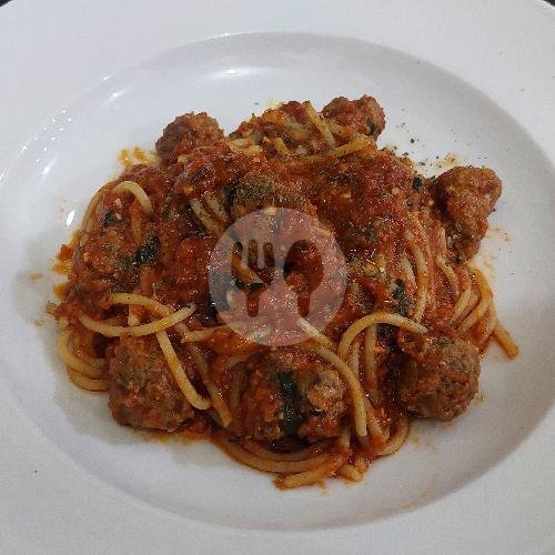 SPAGHETTI CHICKEN POPCORN SAMBAL MATAH menu Go Pizza & Pasta, Bintara