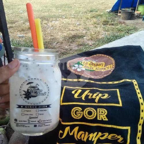 Es Degan Selasih Gula Jawa menu Es Degan Mas Kancil, Bibis Raya