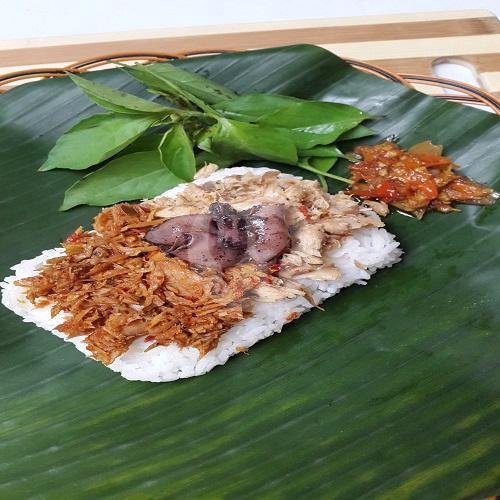 Nasi Campur Cumi menu Nasi Bakar Dapur Mamiku