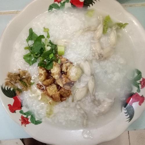 Bubur Kodok menu Bubur Singkawang Akhian, Tambora