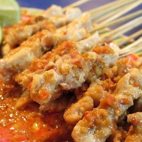 Teh Manis Anget. Daun Teh Godok menu Sate Ayam Dan Kambing Mas Gondrong