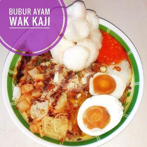 Bubur Ayam Telor Asin Jumbo menu Bubur Ayam Wak Kaji, Kendung