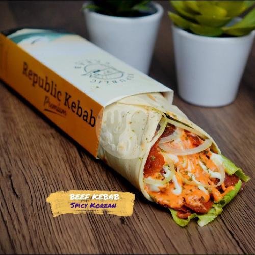 Beef Mexicano Kebab (Big) menu Republic Kebab Premium, Gunung Batu