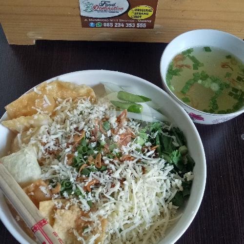 Cwie Mie Siomay menu Food Destination, Singosari