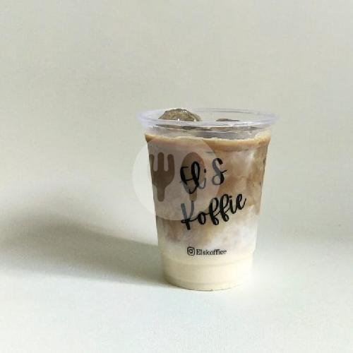 Es Kopi Susu Hazelnut menu Baso Aci Neng Uli, Pumpungan