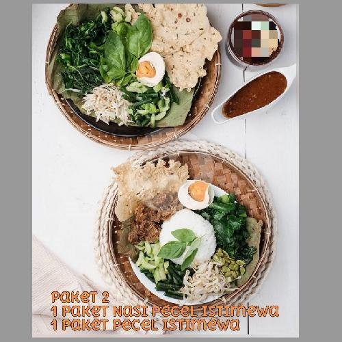 Nasi Pecel Istimewa Paket 3 menu Nasi Pecel Godhong Jati, Gasibu