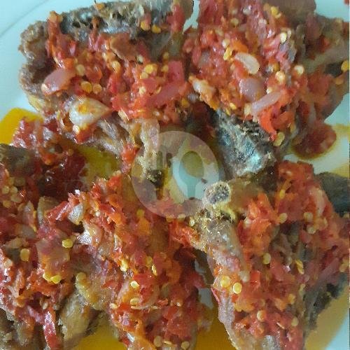 Nasi Ayam Balado Ijo menu RM Ombak Piaman 1 (Salero Denai), UMS
