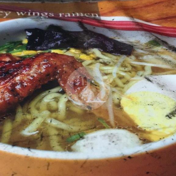 Akainu Capucinno Latte menu Jiraiya Ramen, Nginden Intan
