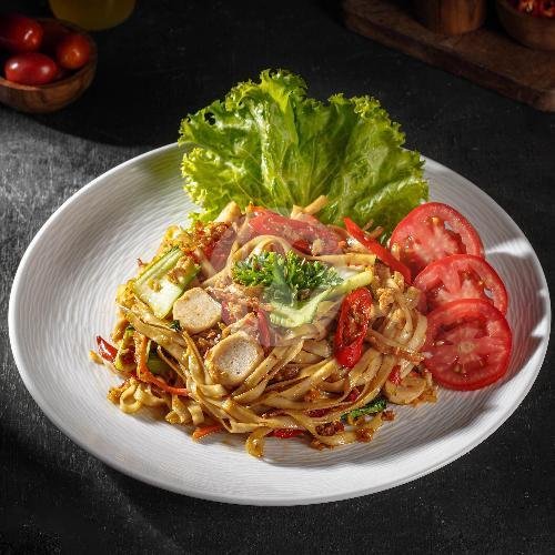 Kwetiaw Goreng Spesial Jumbo + Gratis Es Java Tea menu NITNET RESTO & COFFEE, Cipayung