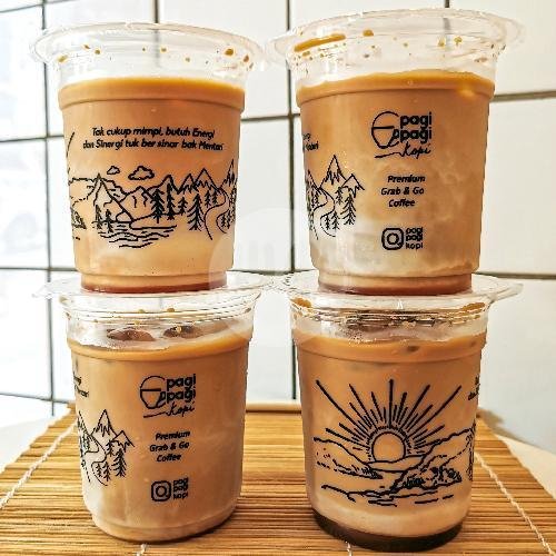 2 Croffle Caramel + 2 Es Kopi Guwa menu Pagi Pagi Kopi, Gandawijaya