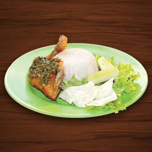 Paket Nasi ayam kremes tempe menu Ayam Bakar Mas Mono, Pasar Minggu