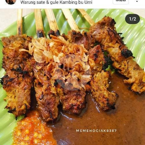 Sate Kambing menu Sate Bu Umi II Rungkut Alang Alang