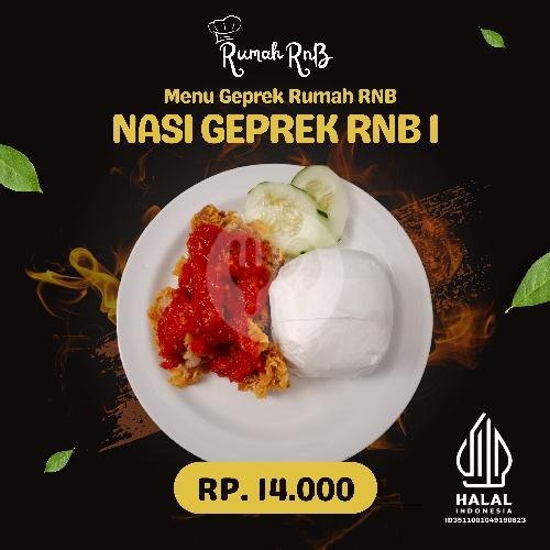 Nasi Geprek 2 menu Rumah RNB, Bangil