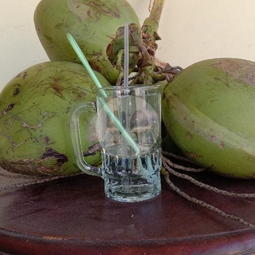 Air Kelapa Ijo 500ml menu Es Degan Jhon Lego, Langenharjo