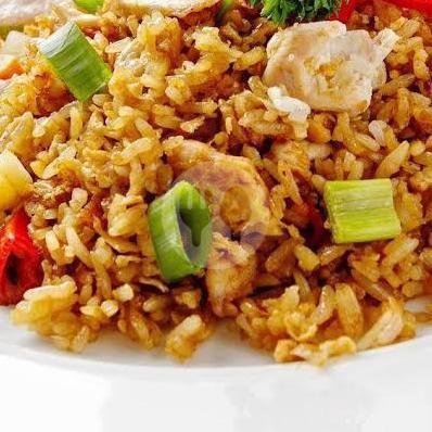 Nasi Goreng Cumi menu Nasi Goreng Kambing Ortega, Kramat Sentiong