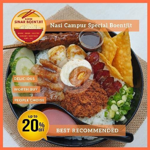 Prosperity Packages menu Bakmi & Nasi Tim Sinar Boentjit, Tambora