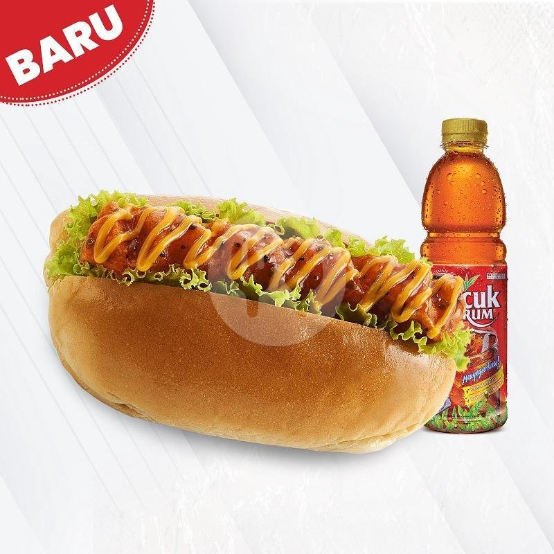 Mentai Chicken Sandwich menu CFC, Stasiun Tegal