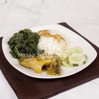 nasi box kembung bakar hijau/pedas menu Restoran Sederhana Masakan Padang, Setiabudhi