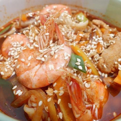 Rabokki Level 0-5 menu Gwaja Hanguk, Singosari
