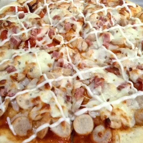 Pizza Chicken Mushroom menu Pizza Kitchen, Pamulang