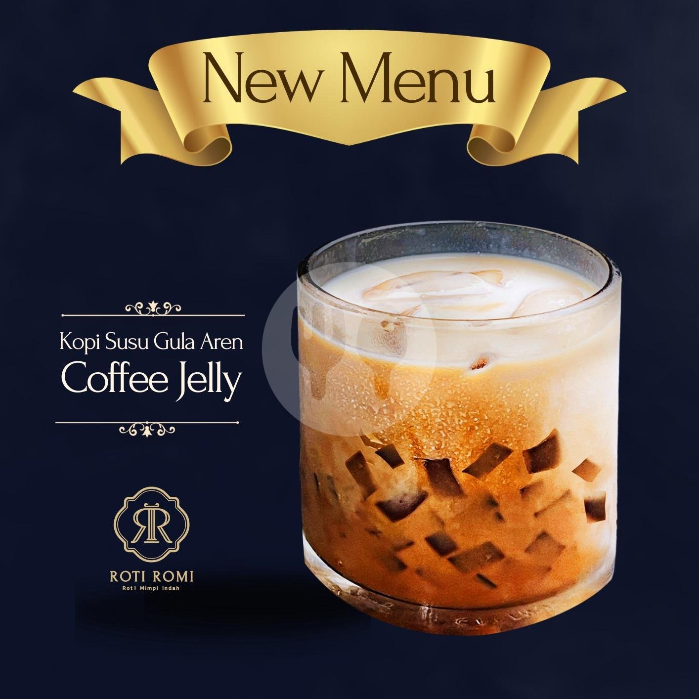 Kopi Susu Aren Coffee Jelly Double Shot (ICED) menu Roti Romi Roti Mimpi Indah, Kemang