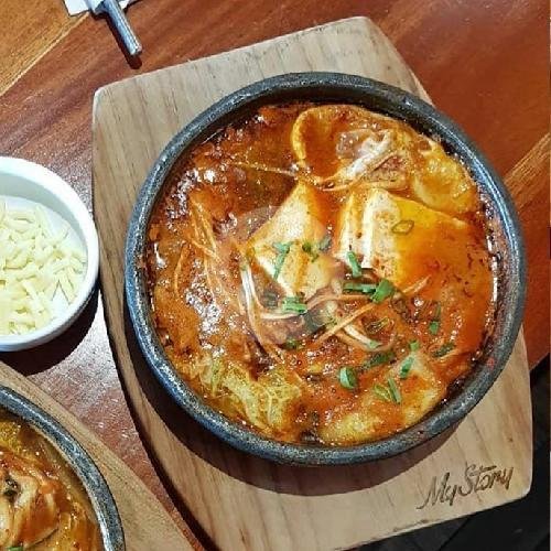 Korean Beef Soup menu Scoops & My Story, Gajahmungkur
