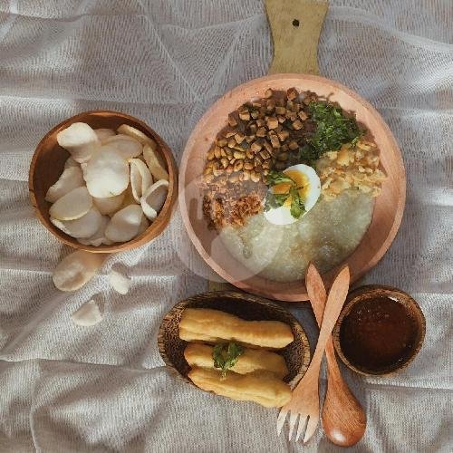 Sate Telor Puyuh menu Bubur Ayam Pak Puji, Tambaksari