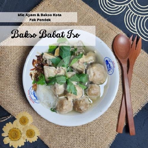 Bakso Urat Babat Iso menu Mie Ayam & Bakso Kota Pak Pendek, Sompok