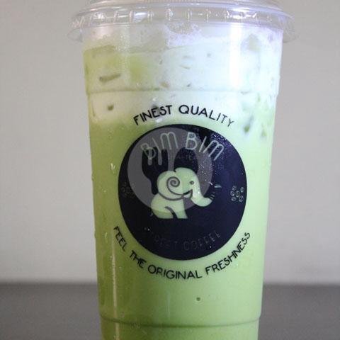 Green Thai Tea ( L ) menu Bimbim Thai Tea & Ice Coffee, Lowokwaru