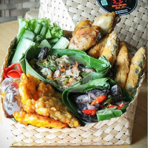 Sego Sambel Ayam Pete menu Sego Sambel Cak Ali, Mojoroto
