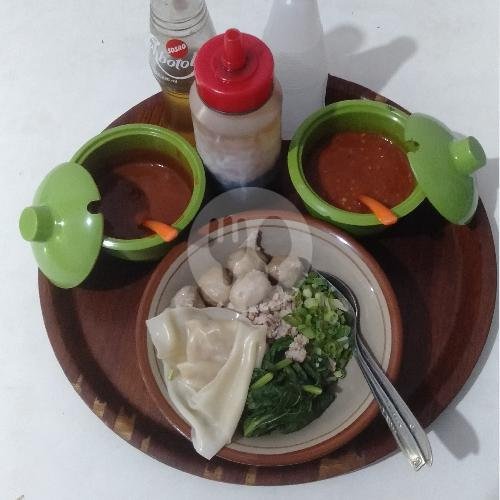 Mie Baso Tahu + Pangsit menu Mie Baso Babat PLO, Sukalaya Barat