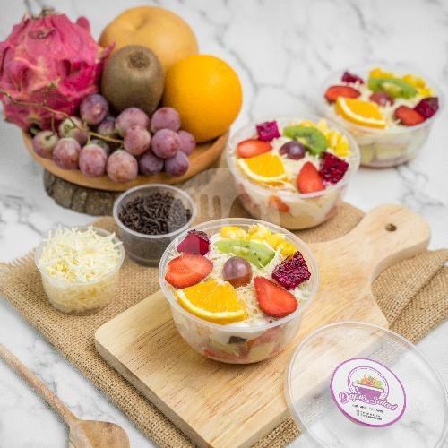Parcel Buah Mini Keranjang Bulat menu Dapur Salad, Kemayoran