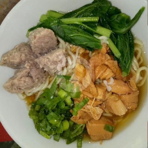 Mie Ayam Bakso Keju menu Mie Ayam dan Bakso Pak BO, Lamongan