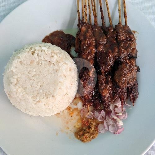 Sate Ayam + Nasi B menu Nasi Bebek Sambel Ijo & Sate Ayam Khas Madura, Sewon