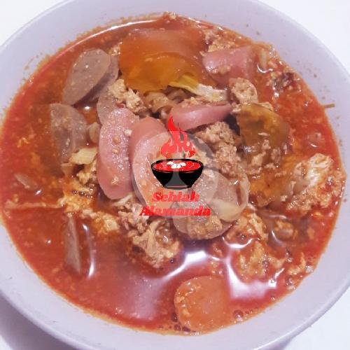 Seblak Komplit menu Seblak Alamanda, Kedungwuni